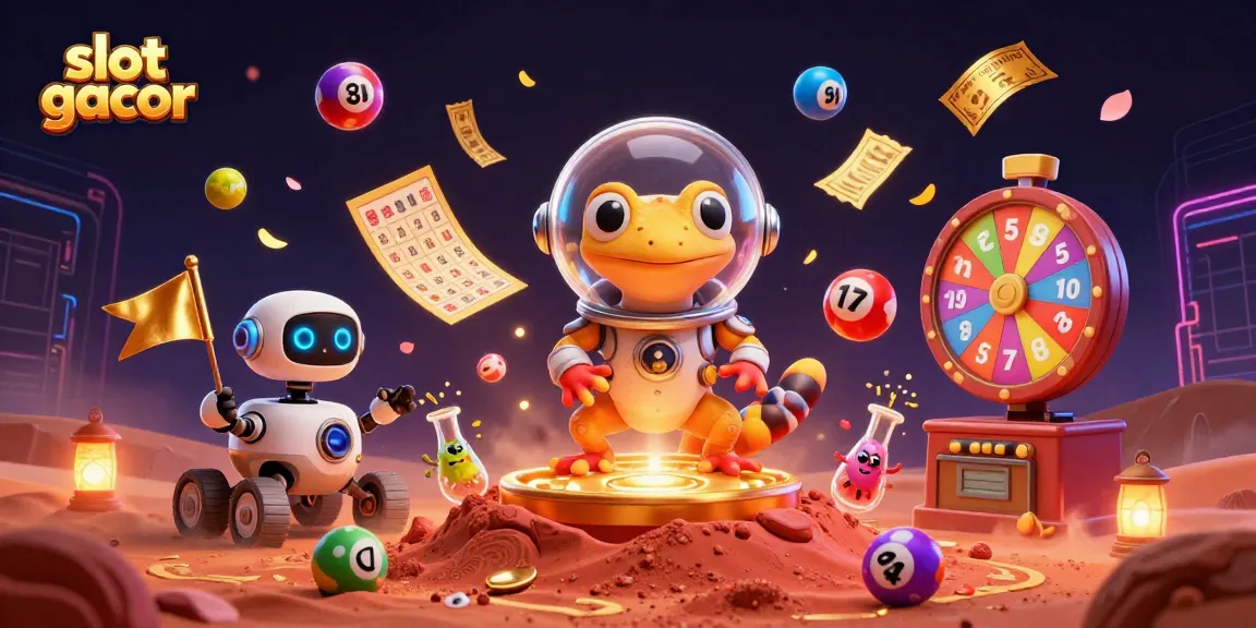 Slot gacor sebagai tema utama permainan kasino digital yang berwarna dan dinamis.