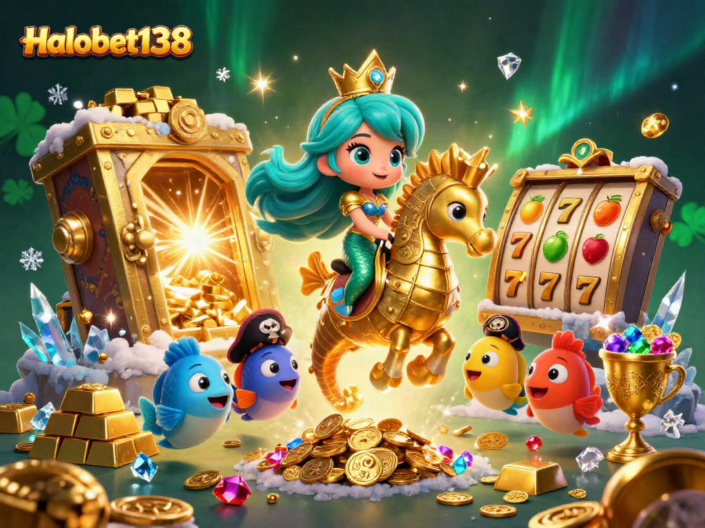 Spin and win with Halobet138's mermaid-themed casino adventure!